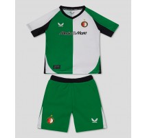 Feyenoord Koszulka Trzecia dzieci 2024-25 Krótki Rękaw (+ krótkie spodenki)